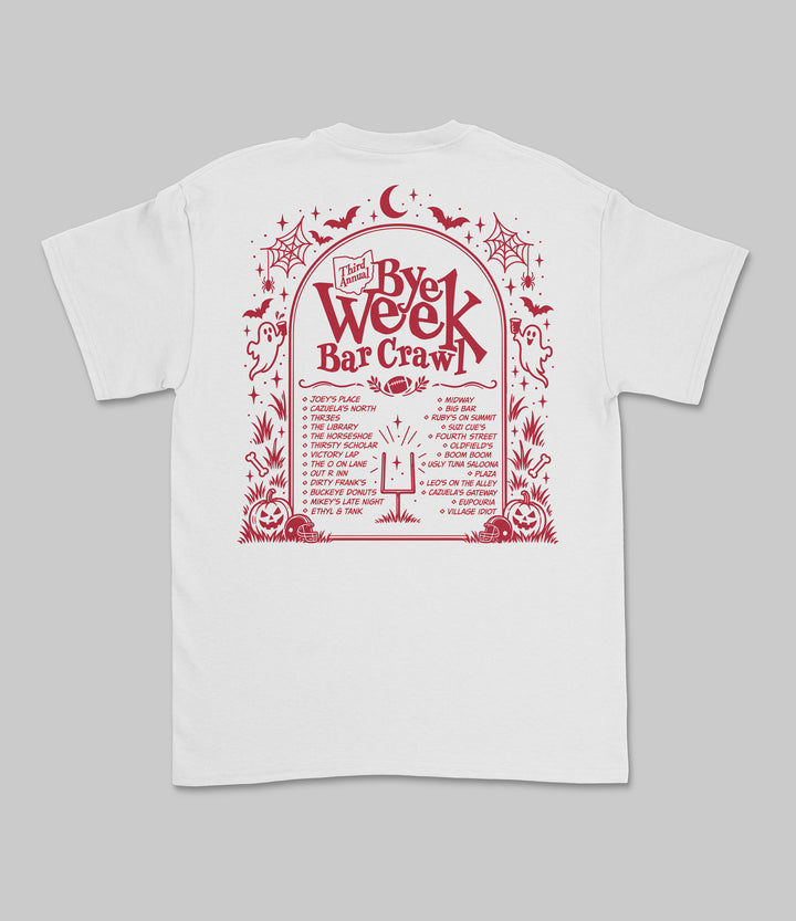 The Official Bye Week Bar Crawl 2026 T-Shirt