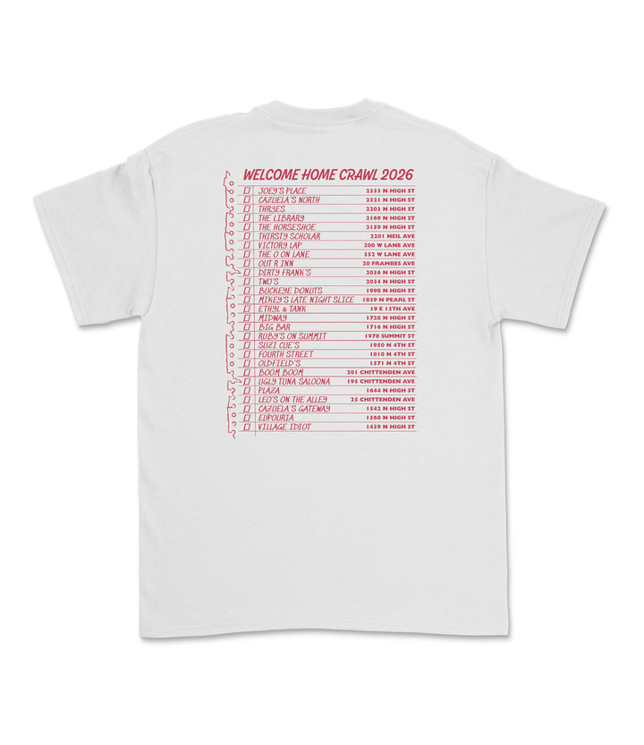 The Official Welcome Home Crawl 2026 T-Shirt
