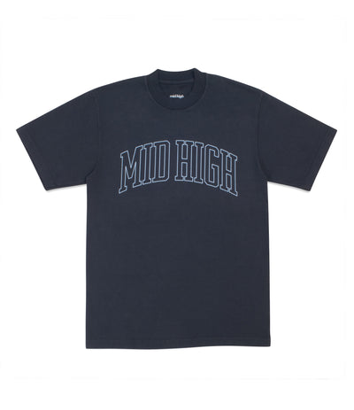 Team Mid High T-Shirt - Dolphin Blue